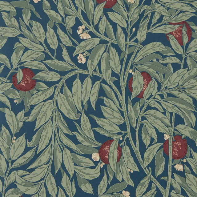 Sanderson Ancient Apple Orchard Midnight Wallpaper