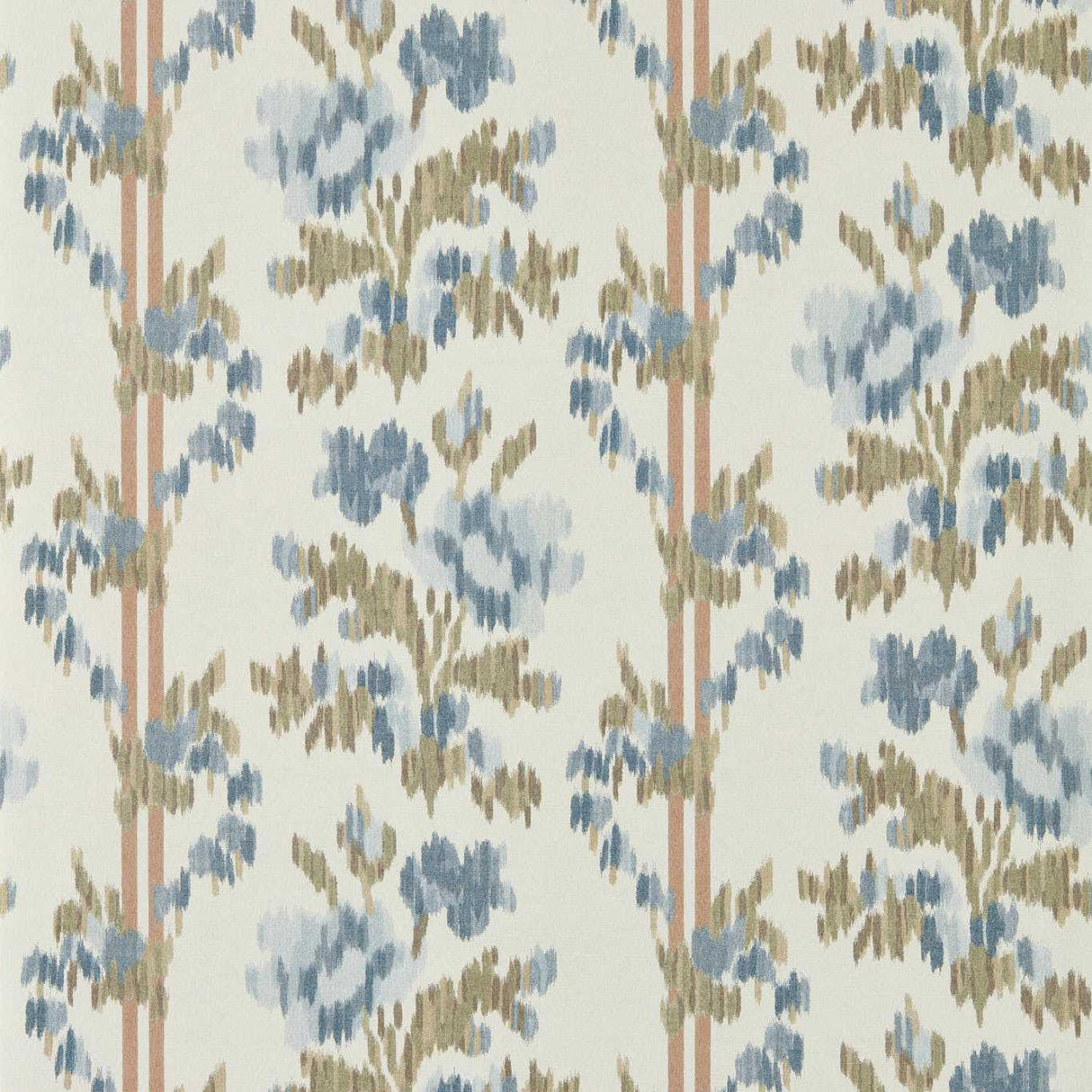 Sanderson Apothecary Rose Ether Blues Wallpaper