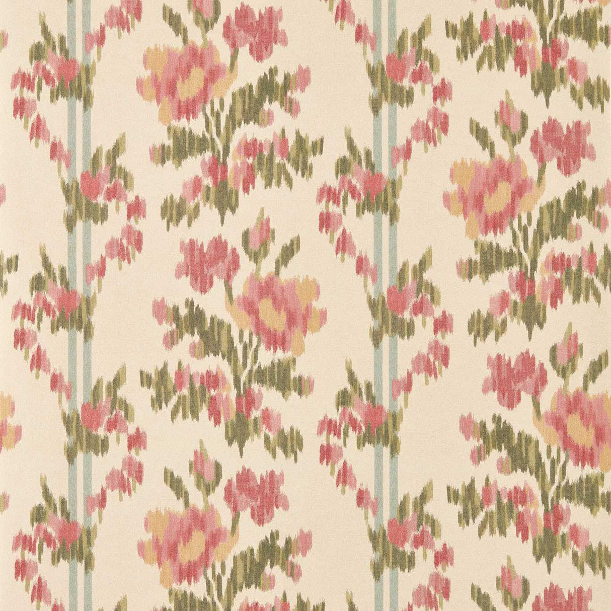 Sanderson Apothecary Rose Rose Chintz Wallpaper