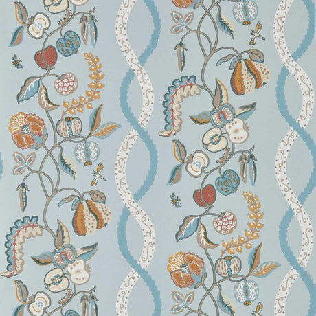 Sanderson Kitchen Garden Mineral/ Gooseberry Wallpaper