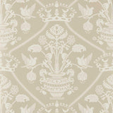 Sanderson Highgrove Damask Gritstone Wallpaper