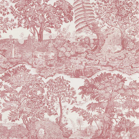 Sanderson Highgrove Toile Madder Rose Wallpaper