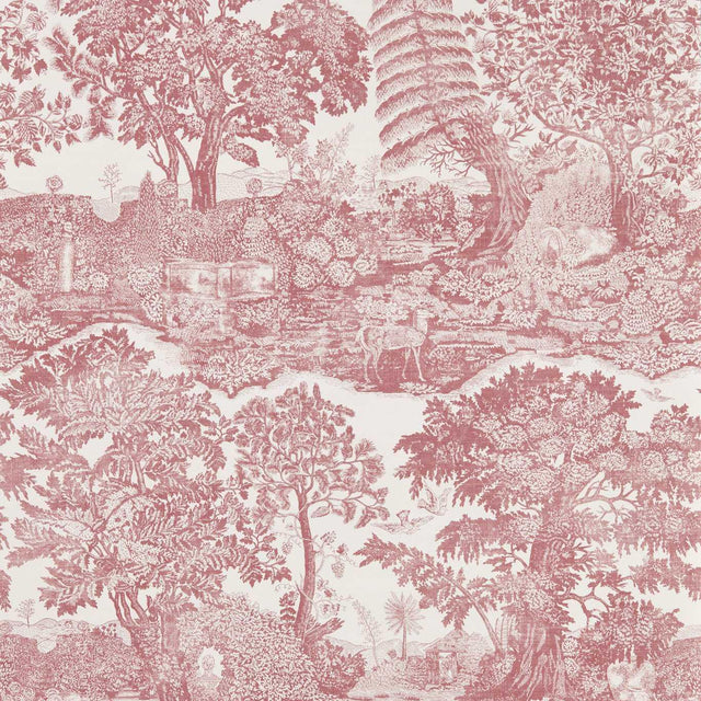 Sanderson Highgrove Toile Madder Rose Wallpaper