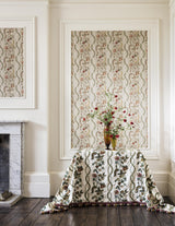Sanderson Kitchen Garden Olive & Russet Wallpaper