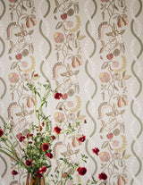 Sanderson Kitchen Garden Olive & Russet Wallpaper