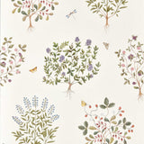 Sanderson Thyme Walk Damson/Quince Wallpaper