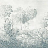 Sanderson Highgrove Arboretum Ether Blues Wallpaper