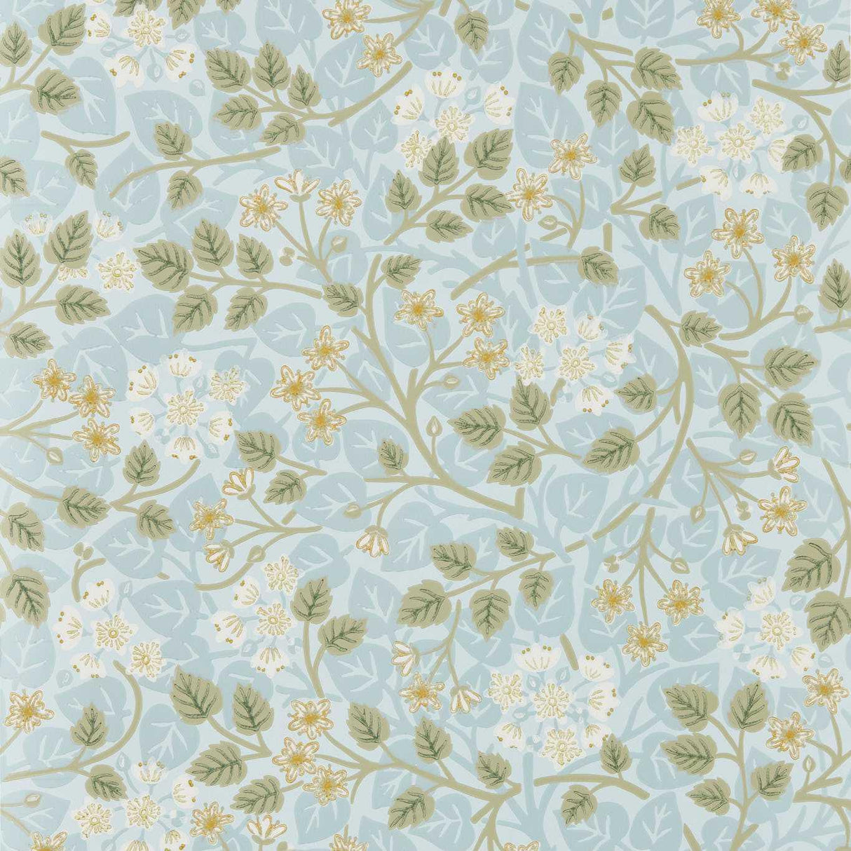 Sanderson Silver Lime Mineral/Gooseberry Wallpaper