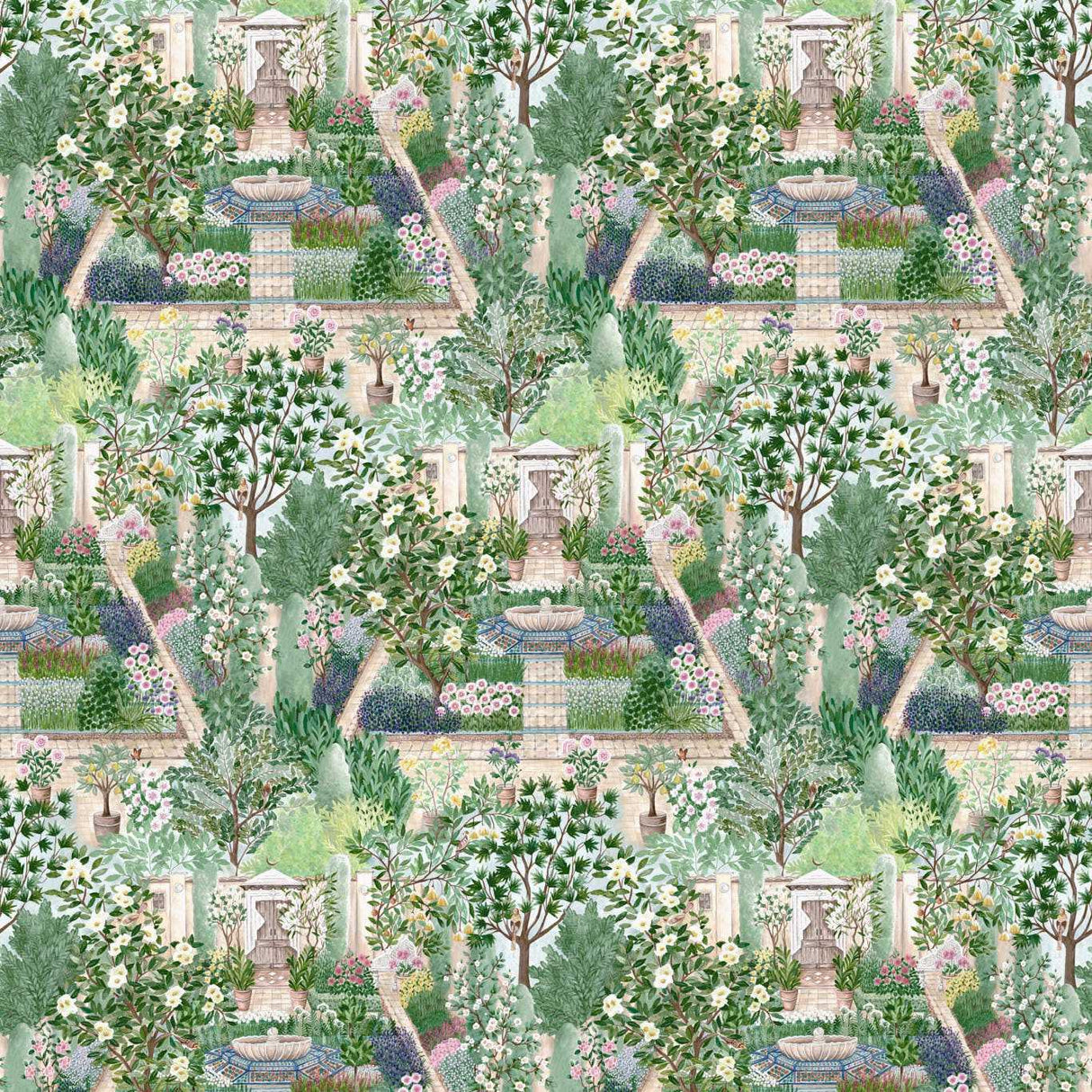 Sanderson Carpet Garden Sanctuary Wallpaper