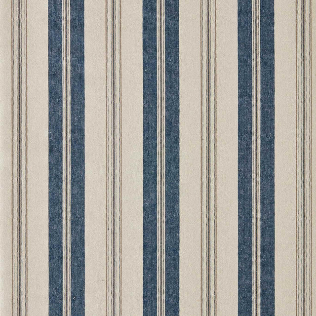 Sanderson Highgrove Stripe Jodhpur Blue Fabric