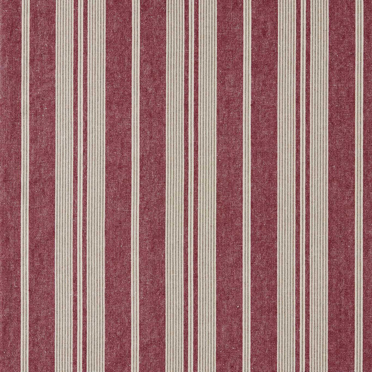 Sanderson Amberley Stripe Russet Madder Fabric