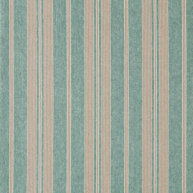 Sanderson Amberley Stripe Mineral Blue Fabric