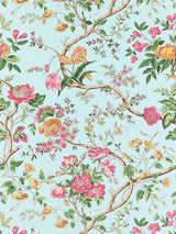 Scalamandre Persephone Wallcovering Spring Sky Wallpaper