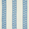 Schumacher Amira Hand Blocked Print Indigo Fabric