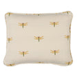 Schumacher Ochre 16" x 12" Dragonflies Pillow