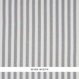 Schumacher Linen Stripe Grey Wallpaper