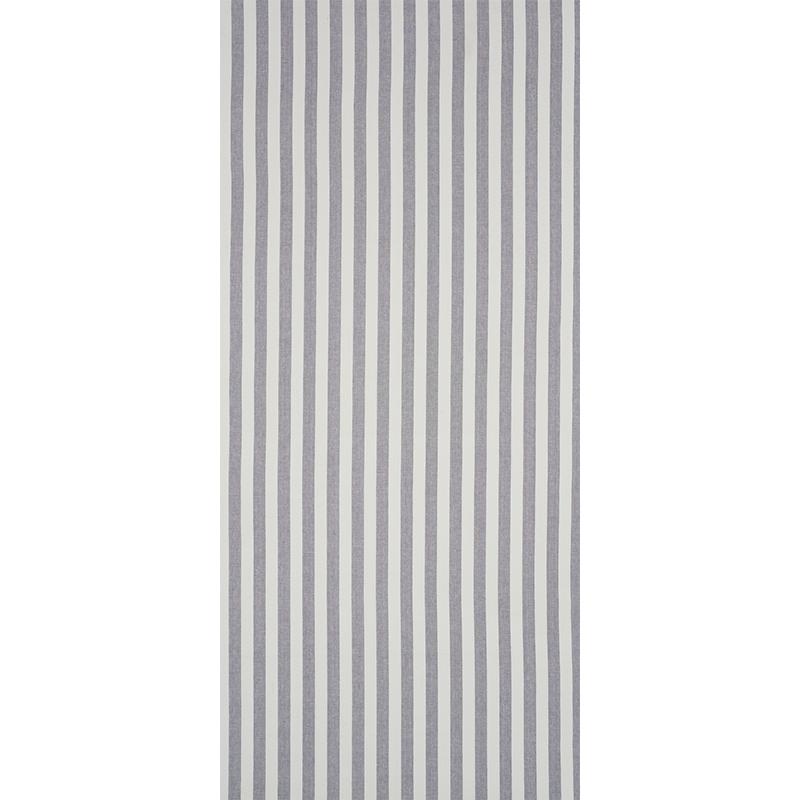 Schumacher Linen Stripe Grey Wallpaper