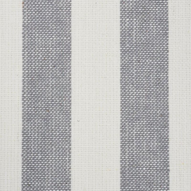 Schumacher Linen Stripe Grey Wallpaper