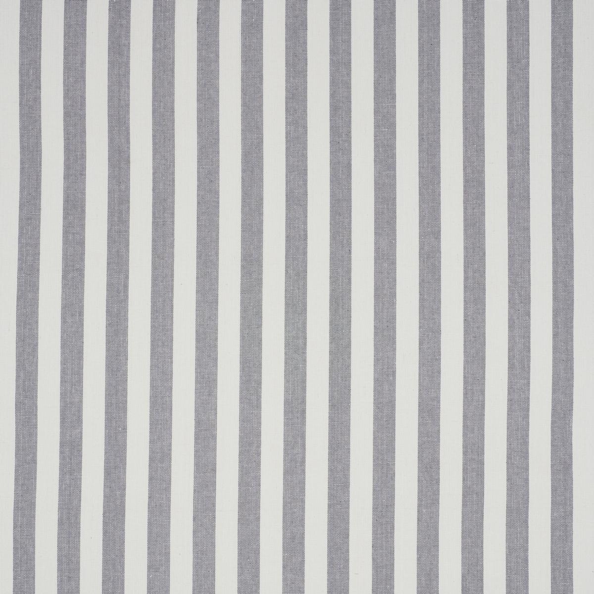 Schumacher Linen Stripe Grey Wallpaper