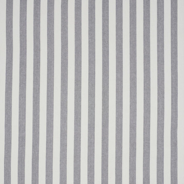 Schumacher Linen Stripe Grey Wallpaper
