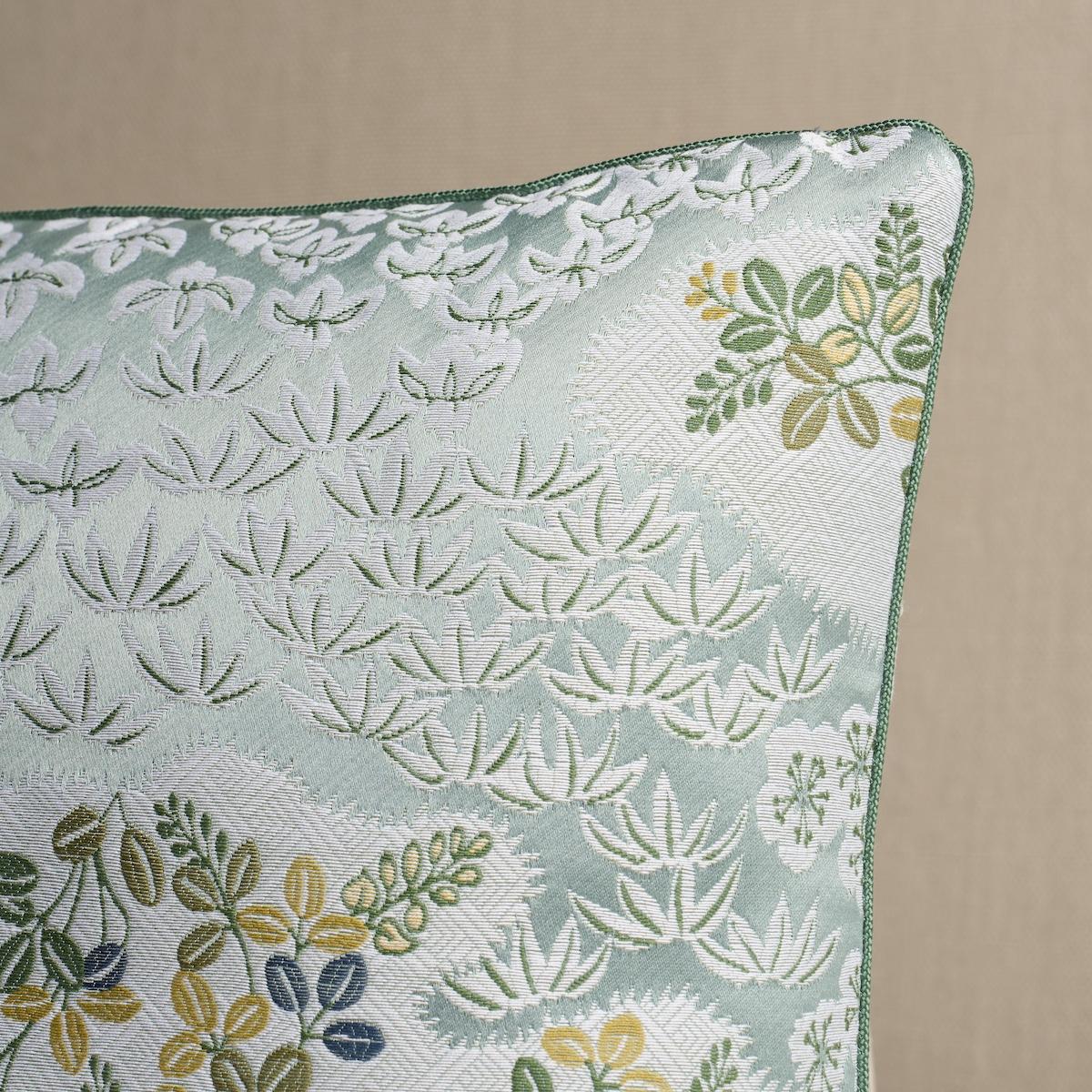 Schumacher Sky 18" x 18" Lorene Pillow