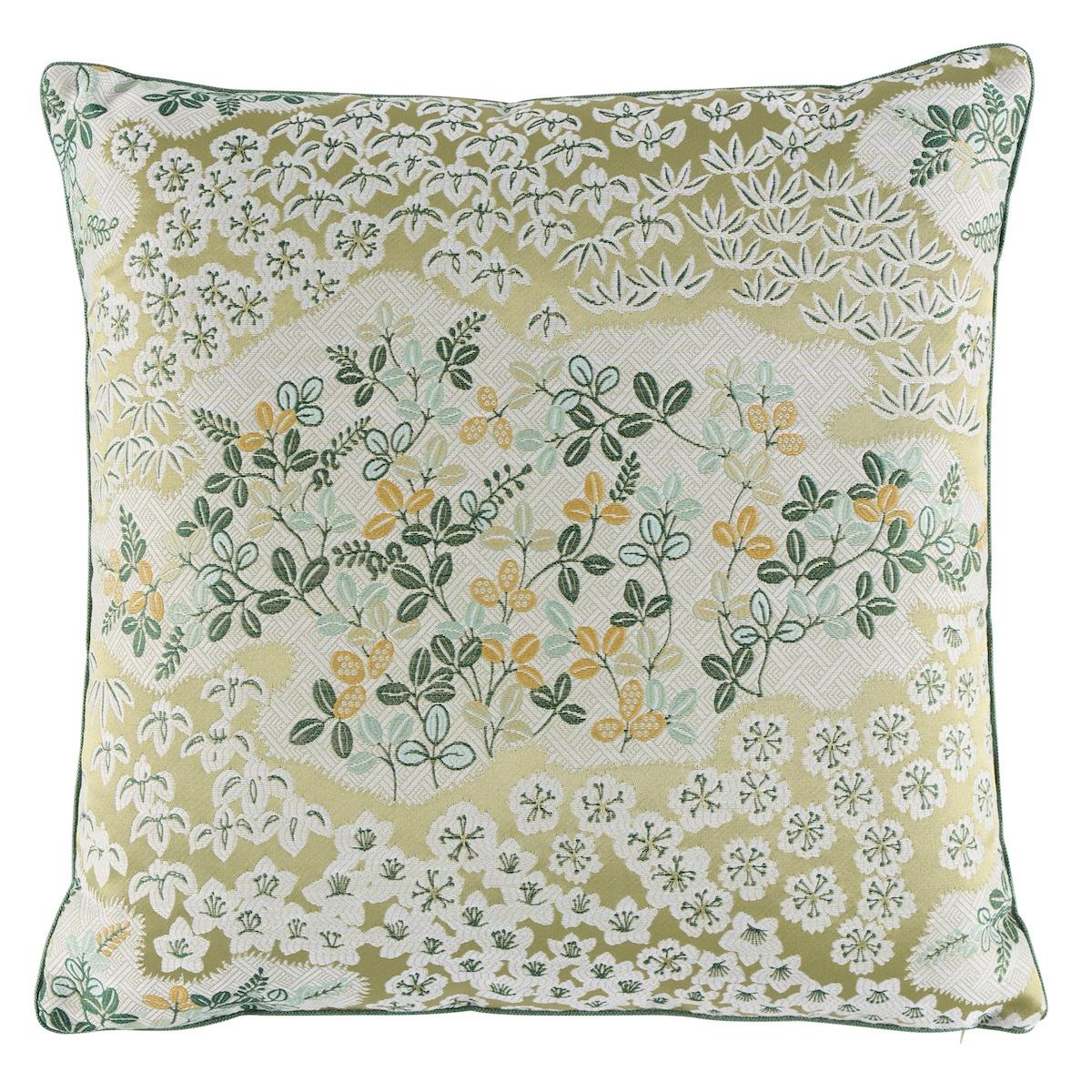 Schumacher Leaf 18" x 18" Lorene Pillow