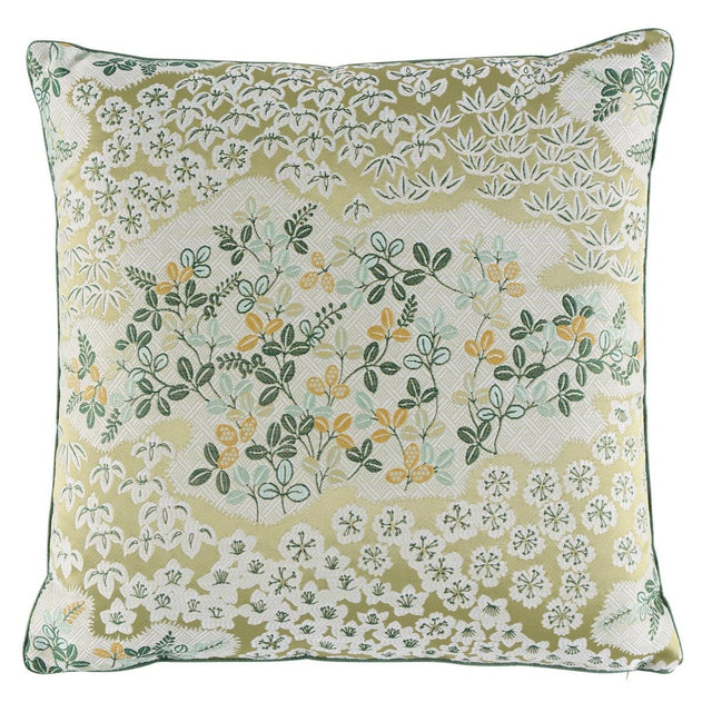 Schumacher Leaf 18" x 18" Lorene Pillow