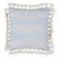 Schumacher Soft Blue 16" x 16" Tasmin Embroidery