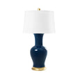 Villa & House Navy Blue Acacia Lamp Without Shade