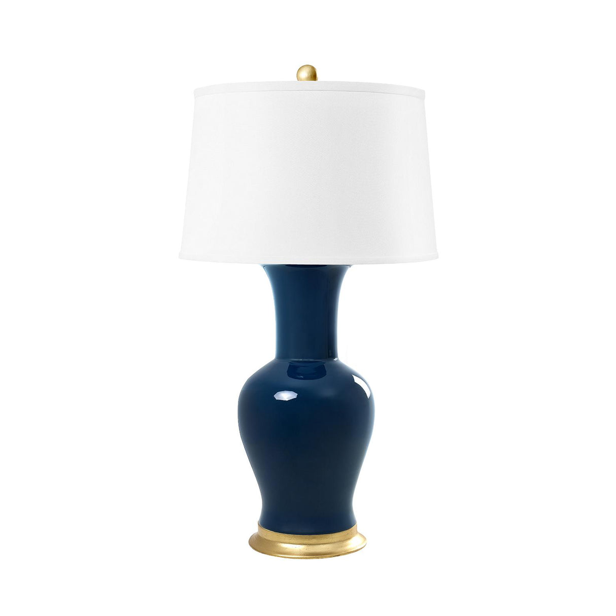 Villa & House Navy Blue Acacia Lamp Without Shade