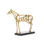 Villa & House Gold Leaf Arabian Horse Statue