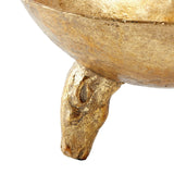 Villa & House Gold Leaf Akai Bowl