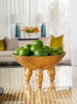 Villa & House Gold Leaf Akai Large Bowl
