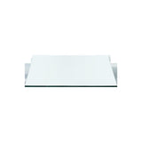 Villa & House Clear Alessandra-Pascal 1-Drawer Side Table Glass Top