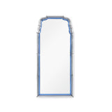 Villa & House Sapphire Blue, Gray, and Clear Anne Mirror