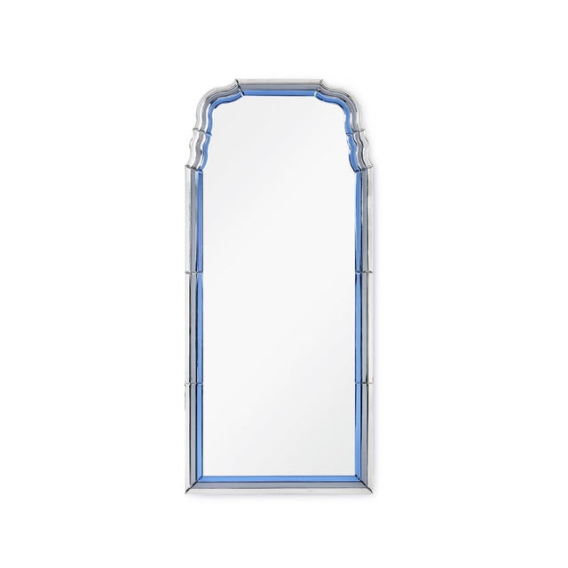 Villa & House Sapphire Blue, Gray, and Clear Anne Mirror