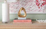 Villa & House Gold Leaf and Carrara Marble Alpha Statue
