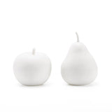 Villa & House Blanc de Chine Apple & Pear Set of 2 Porcelains