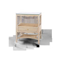 Villa & House Sand Arianna 1-Drawer Side Table