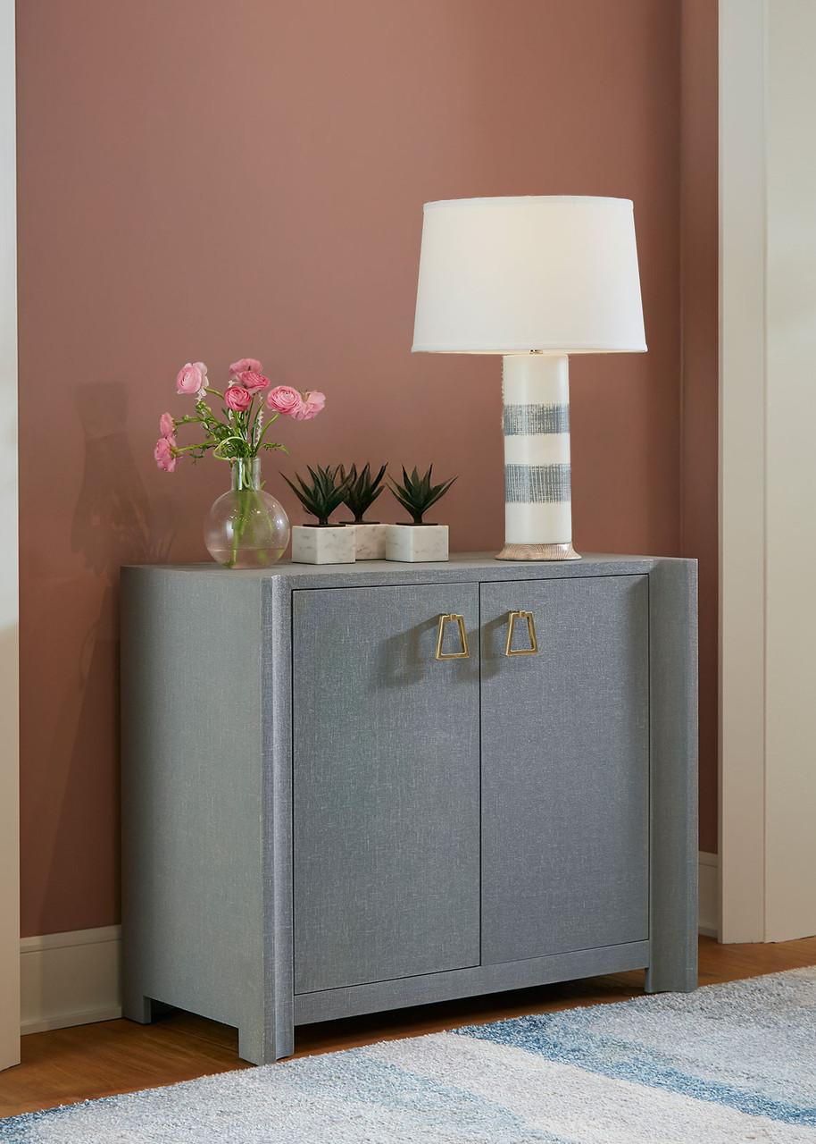 Villa & House Washed Winter Gray Audrey Cabinet