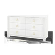 Villa & House Cream Audrey Extra Large 6-Drawer