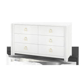 Villa & House Cream Audrey Extra Large 6-Drawer