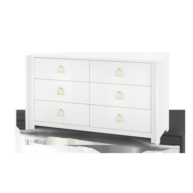 Villa & House Cream Audrey Extra Large 6-Drawer