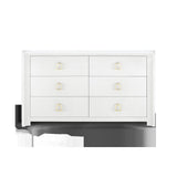 Villa & House Cream Audrey Extra Large 6-Drawer