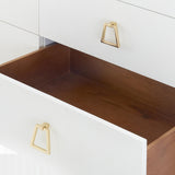 Villa & House Cream Audrey Extra Large 6-Drawer