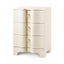 Villa & House Canvas Cream Bardot 3-Drawer Side Table
