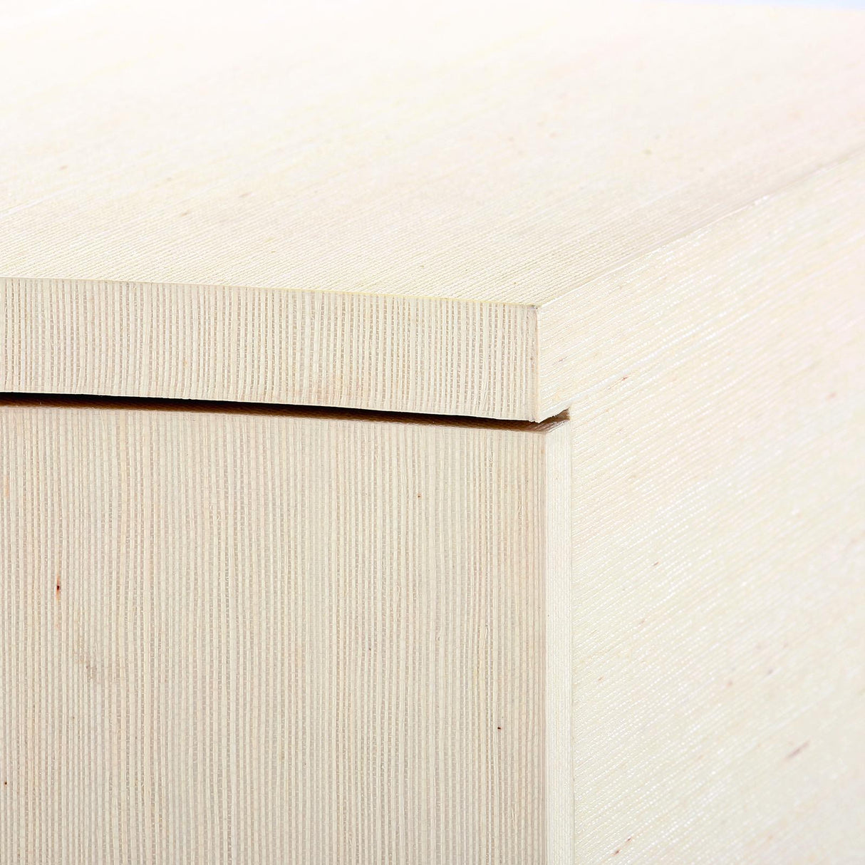 Villa & House Canvas Cream Bardot 3-Drawer Side Table