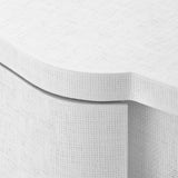 Villa & House Chiffon White Bardot 3-Drawer Side Table