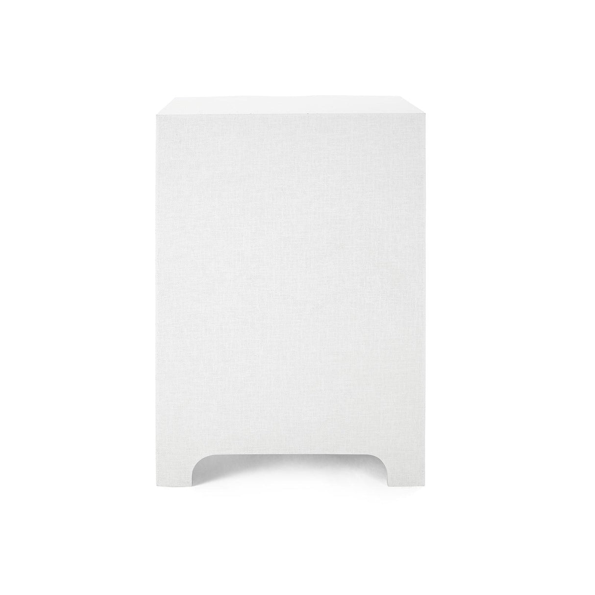 Villa & House Chiffon White Bardot 3-Drawer Side Table