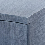 Villa & House Navy Blue Bardot 3-Drawer Side Table